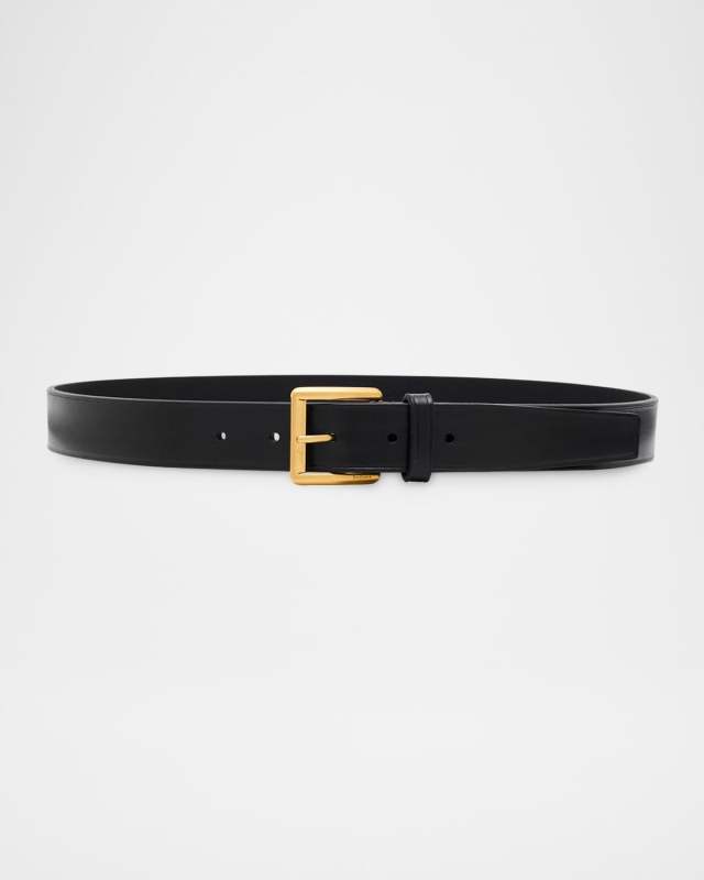 Minimal Leather Belt